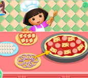 Hra - Dora’s cooking club rescetas de pizza