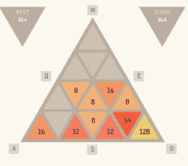 Hra - Triangular2048