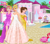 Hra - Barbie's Wedding Selfie with Princesses