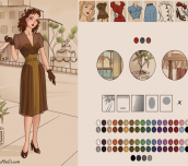 Hra - Azaela's 1940s Fashion